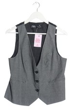 ZARA Anzugweste Damen Anzug Gr. DE 38 schwarz-hellgrau Business-Look