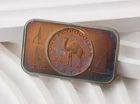 1975 'ONE PETRODOLLAR' 1 oz  .999 Silver Art Bar by Madison Mint Toned - 428b
