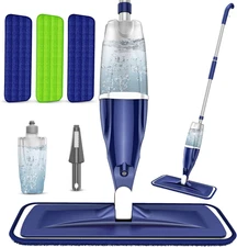 Microfiber Spray Mop for Floors Cleaning: Wet Dry Hardwood Floor Mops with 3 Was