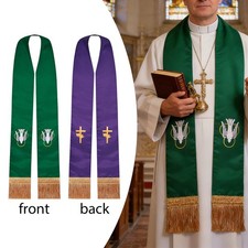 Clergy Mass Stole Priest Sash Scarf Stole Graduation Wedding Pastor Shawl