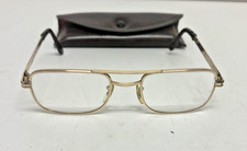 Vintage 1970s/198s Universal V20-12KGE Gold Steel Eyeglasses Frames 5-3/4" Arms