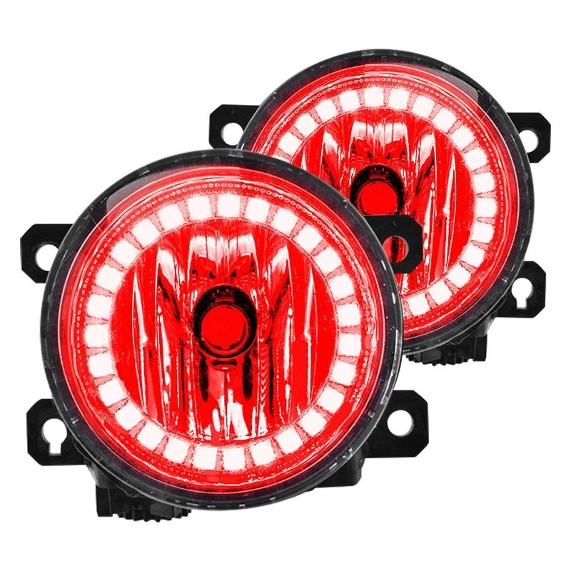 LED Fog Lights Halo Ring Lights Red For 2010-2016 Honda CRZ Foto 2 de 4