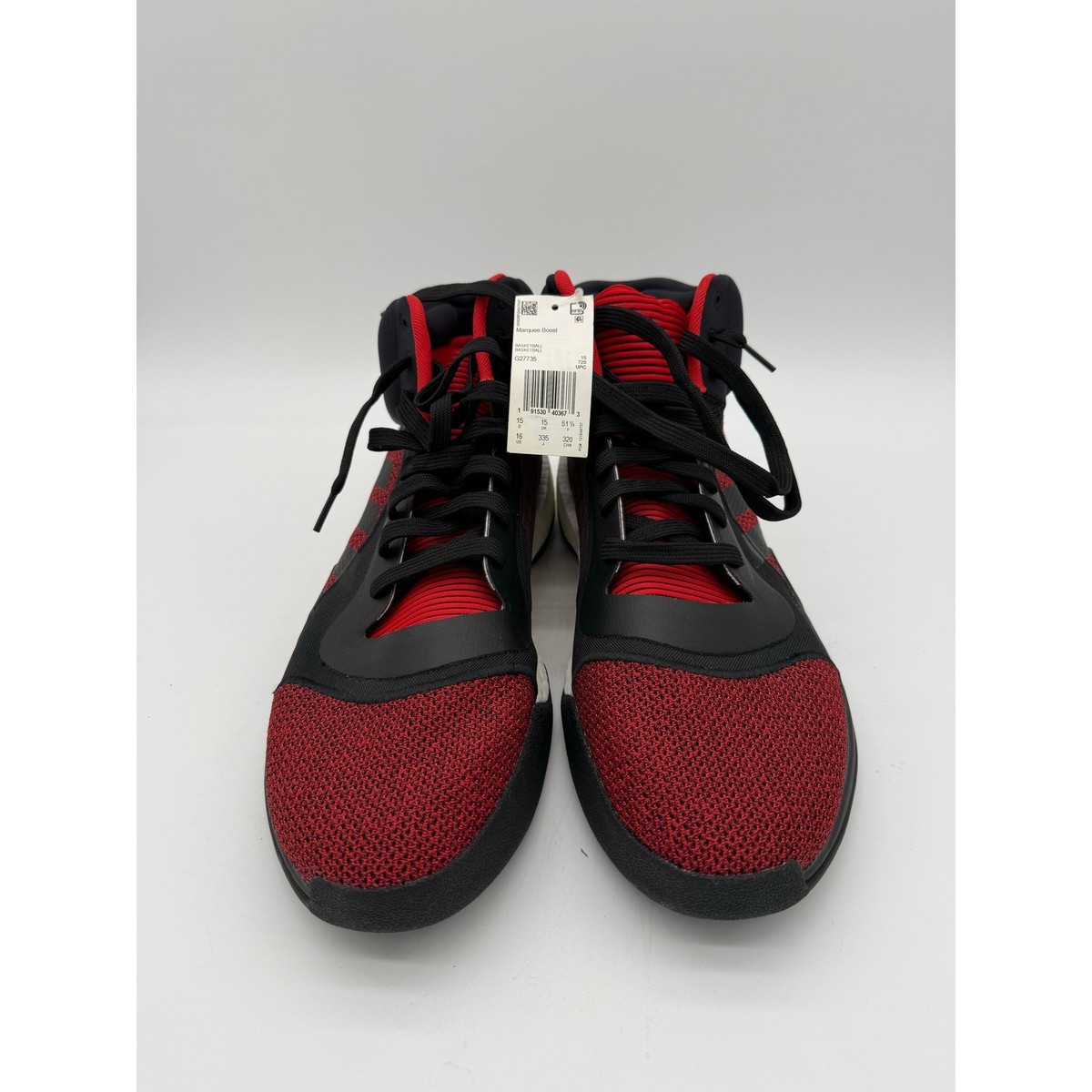 adidas Marquee Boost Mens 16M Active Red Black Basketball 