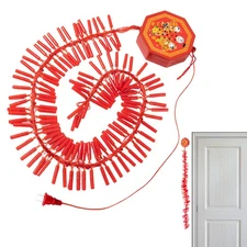 Electronic Firecracker Hangable Spring Festival LED Firecracker With Sound