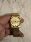 Seiko Watch Men Gold Tone 5y23-8119 SEE PICS NEEDS BATTERY