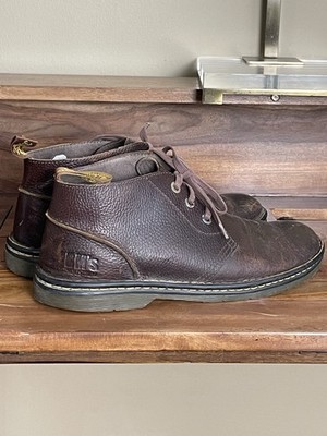 Dr Doc Martens Sussex Men\'s US 10 Brown Distressed Leather Boots Shoes Chukka Dr Martens Sussex chukka boots brown durable leather men main image 3