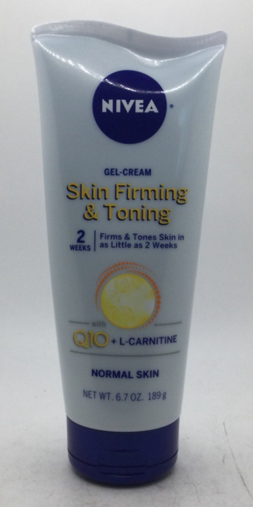 NIVEA Skin Firming Toning Body Gel Cream with Q10 Moisturizing Skin Cream,6.7 Oz