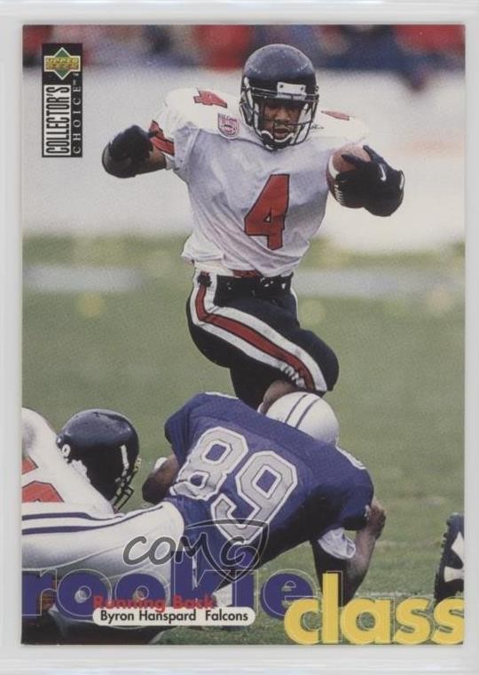 1997 Upper Deck Collector's Choice Class Byron Hanspard #32 Rookie RC 0c7g