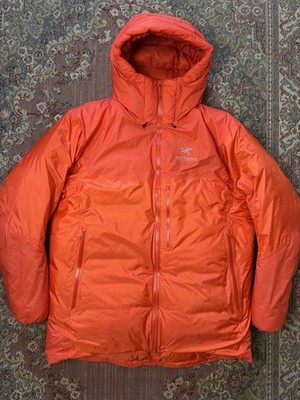 Arc'teryx Alpha Parka Men's XL Orange Gore-Tex Infinium Insulated