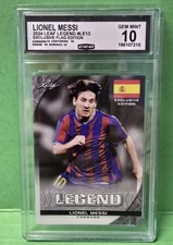 2024 Leaf Legend #LE-13 Lionel Messi Flag Edition CCG 10