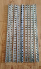 Gilbert Erector Set Part DP 12" Cadmium Plated Steel Angle Girder Lot of 9