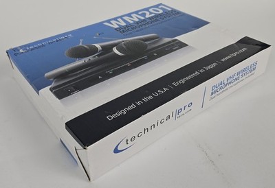 Technical Pro WM201 Dual VHF WIRELESS Microphone System