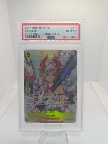 One Piece Yamato Illustration Box Volume 2 ST13-016 PSA 10 Gem Mint