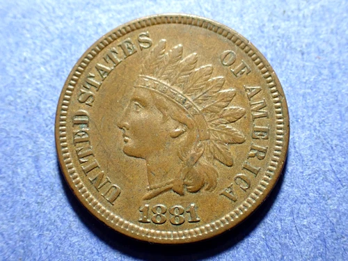 1881 Indian Cent  Ch. XF