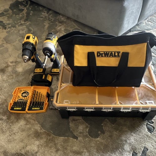 DEWALT 20V Combo Kit Drill & Impact Driver Set Lithium-Ion Battery Included