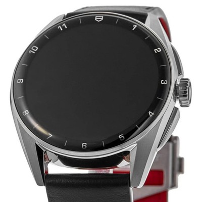 値下げTAG HEUER CONNECTED CALIBRE E4 (42MM) TAG Heuer Connected Calibre E4 Black Rubber Steel Watch, 42mm