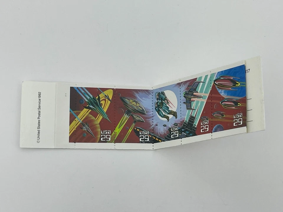 SPACE FANTASY Booklet of 20 US 29¢ Stamps 1993 - Image 3 of 4