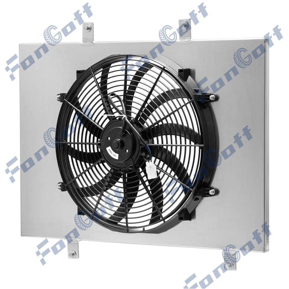 Aluminum Shroud Fan For 1984-1994 Dodge B150 B250 B350/199920-03 Dodge Ram 1500 Foto 3 de 4