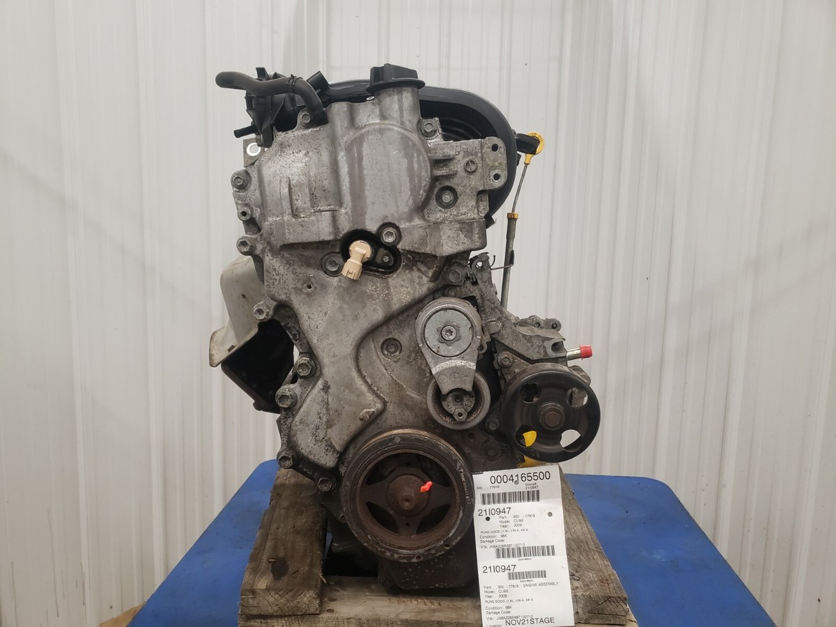 09-10 NISSAN CUBE 1.8 ENGINE MOTOR 98,277 MILES NO CORE