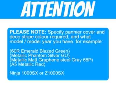 Kawasaki Ninja 1000SX Z1000SX 2017-2024 56L Pannier Set Quick