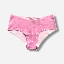 Victoria  s Secret Underwear Panties Panty Cheeky Xsmall Dots Seamless Pink New