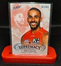 2024 AFL Select Supremacy Blue Portrait Touk Miller 03/65 LOW Gold Coast