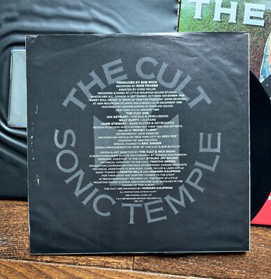 【 3-D Hologram】The Cult / Sonic Te THE CULT Sonic Temple CD Limited Edition 3D Hologram Ian