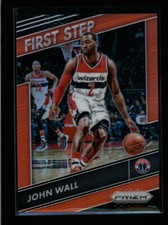 JOHN WALL 2016/17 16/17 PANINI PRIZM FIRST STEP ORANGE #27/49 AG8954