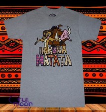 New Disney Lion King Hakuna Matata Timon and Pumbaa Vintage Mens T-Shirt