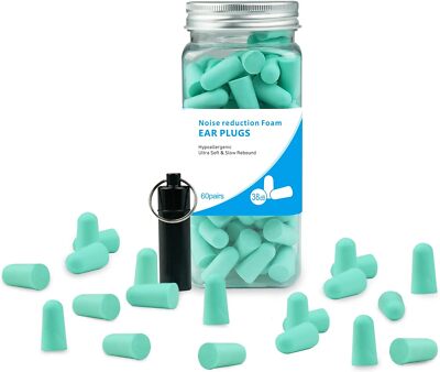 Gvolatee Soft Ohrstöpsel Zum Schlafen, 60 Paare SNR 38Db Ohropax Classic, Wieder