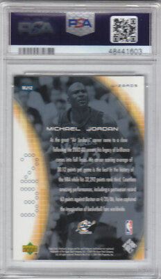 2003 UD Hardcourt Heart Of A Champion Wizards MICHAEL JORDAN