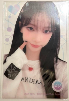 aespa MY-J FC カード aespa KARINA JPFC MY-J Limited Official Clear Photo Card Photocard