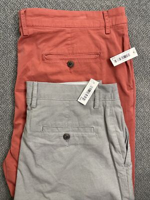 Goodthreads Men's Slim-Fit Flat-Front Comfort Stretch Chino Shorts