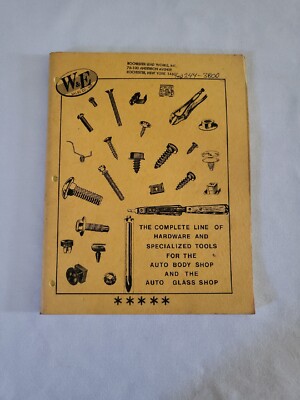 W & E Sales Co. Catalog, Fastenings, (MH874)