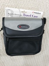 Portable Electronics Padded Case, for small portables, w/belt shoulder straps.