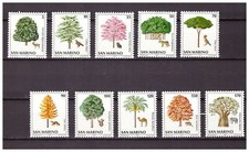 S15583) SAN MARINO 1979 MNH** Nouveaux** Arbres Animaux - 10V