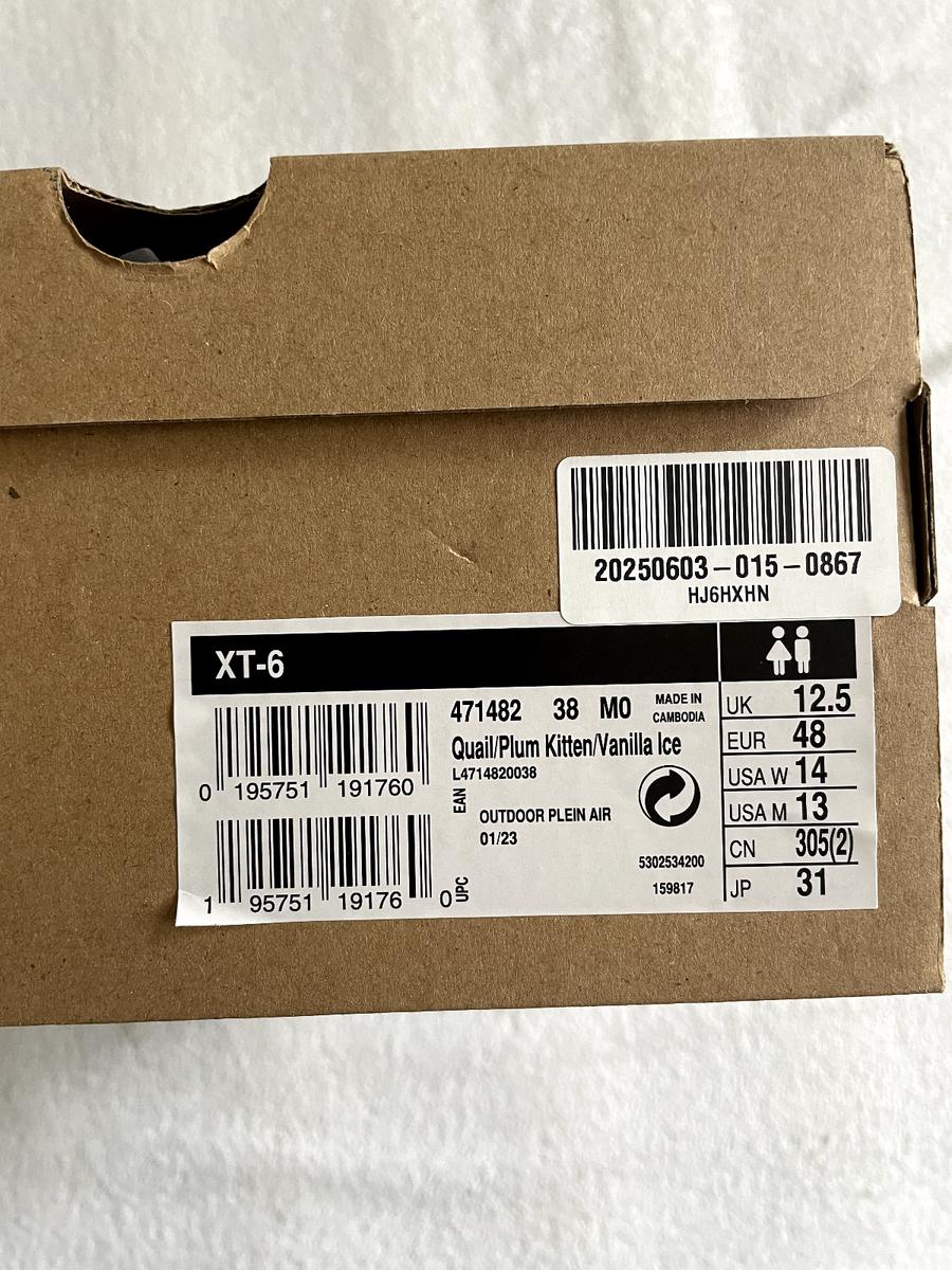 箱 Size 13 - Salomon XT-6 Clear Safari for sale online | eBay