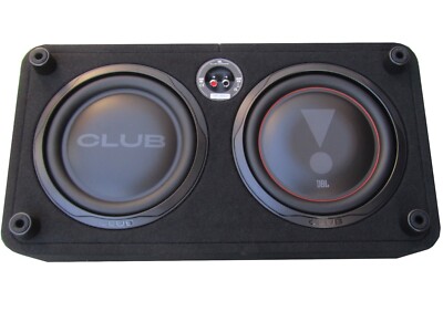 JBL Club 1000SSL 1050 Watt Subwoofer 25cm Bass Gehäuse Flach Kiste 350 Watt RMS