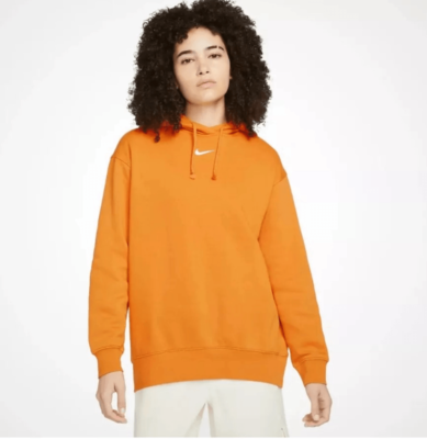 nike essential crew sweatshirt orange