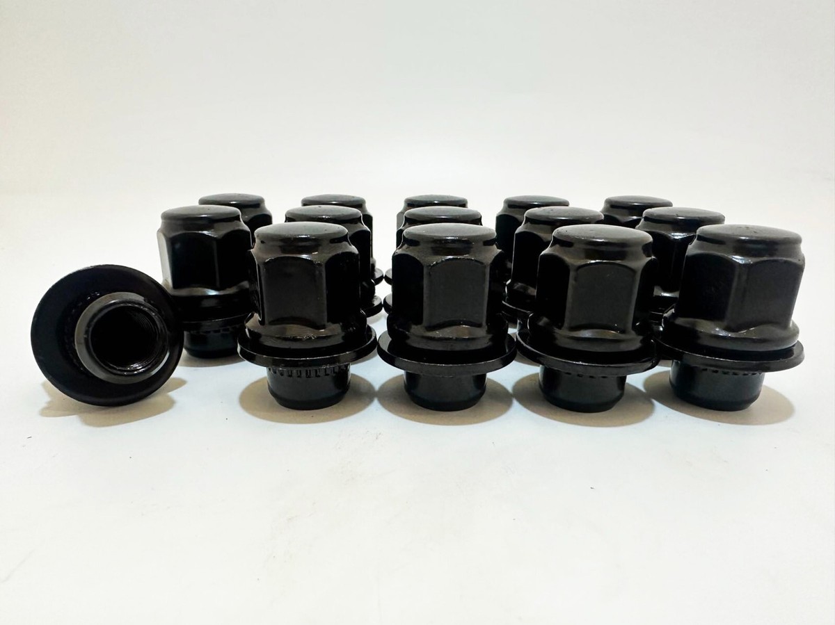 ルック　kg121 20pc 12x1.5 Black Washer Lug Nuts Fits Lexus OEM Mag Seat Wheels