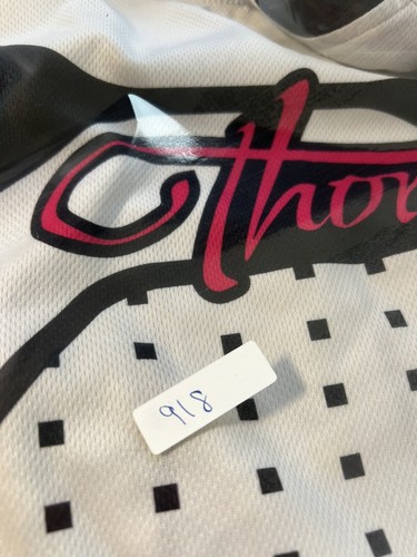 Thor Phase Jersey Women's XS Extra Small Motocross Pink Black White - Picture 12 of 12