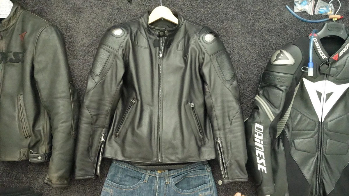 Rare Size 48 EU --- Dainese TOURIST Giacca Pelle Leather Jacket