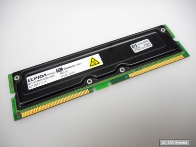 256MB HP 1818-8540 RDRAM ECC RIMM PC800 Module, MC-4R256FKE8D-845, NEW
