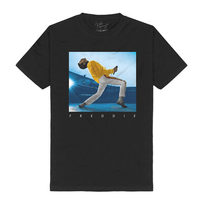 QUEEN - Freddie Mercury Stadium Photo T-Shirt