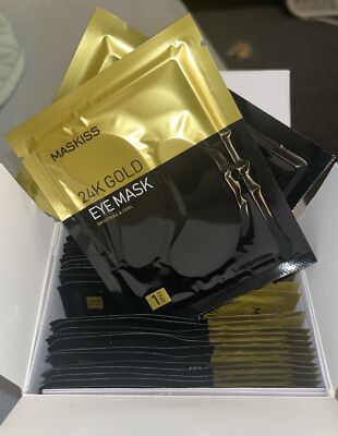 25 PAIRS Gold Collagen EYE GEL MASK Face Masks Anti Aging Wrinkles/Fine Lines