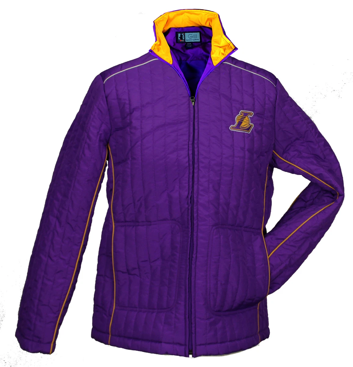 Manteau veste zip up g III Sports NBA femmes Los Angeles Lakers joueurs violet