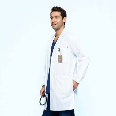 6001 Male 38'' Length Side Access Classic Lab Coat