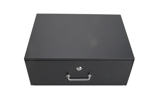 19" Server Cabinet Case 4U Rack Mount Locking Secure IT & DJ Equipment Storage