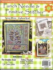 Punch Needle Primitive Stitcher Magazine, Spring/2022, 24 Projects