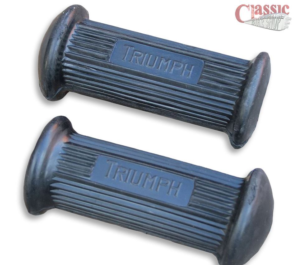 Für Triumph Faltbar Soziussitz Fußrasten Gummi Paar 82-9369 5T 6T/T100